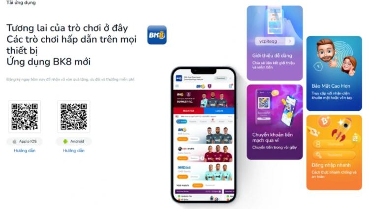 ứng dụng BK8