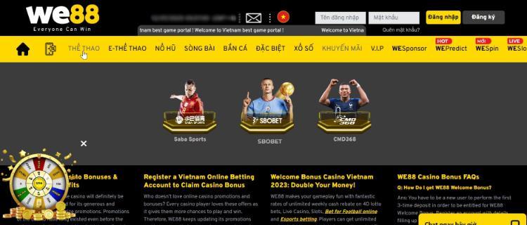 cá cược thể thao We88