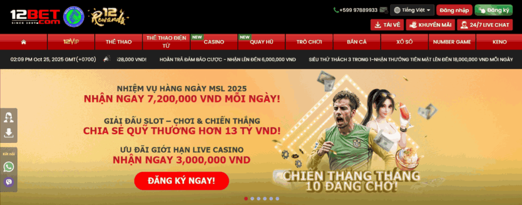 trang chủ nhà cái 12BET